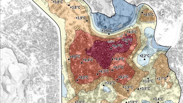 Plus fraîche ma ville soutient les diagnostics de surchauffe urbaine