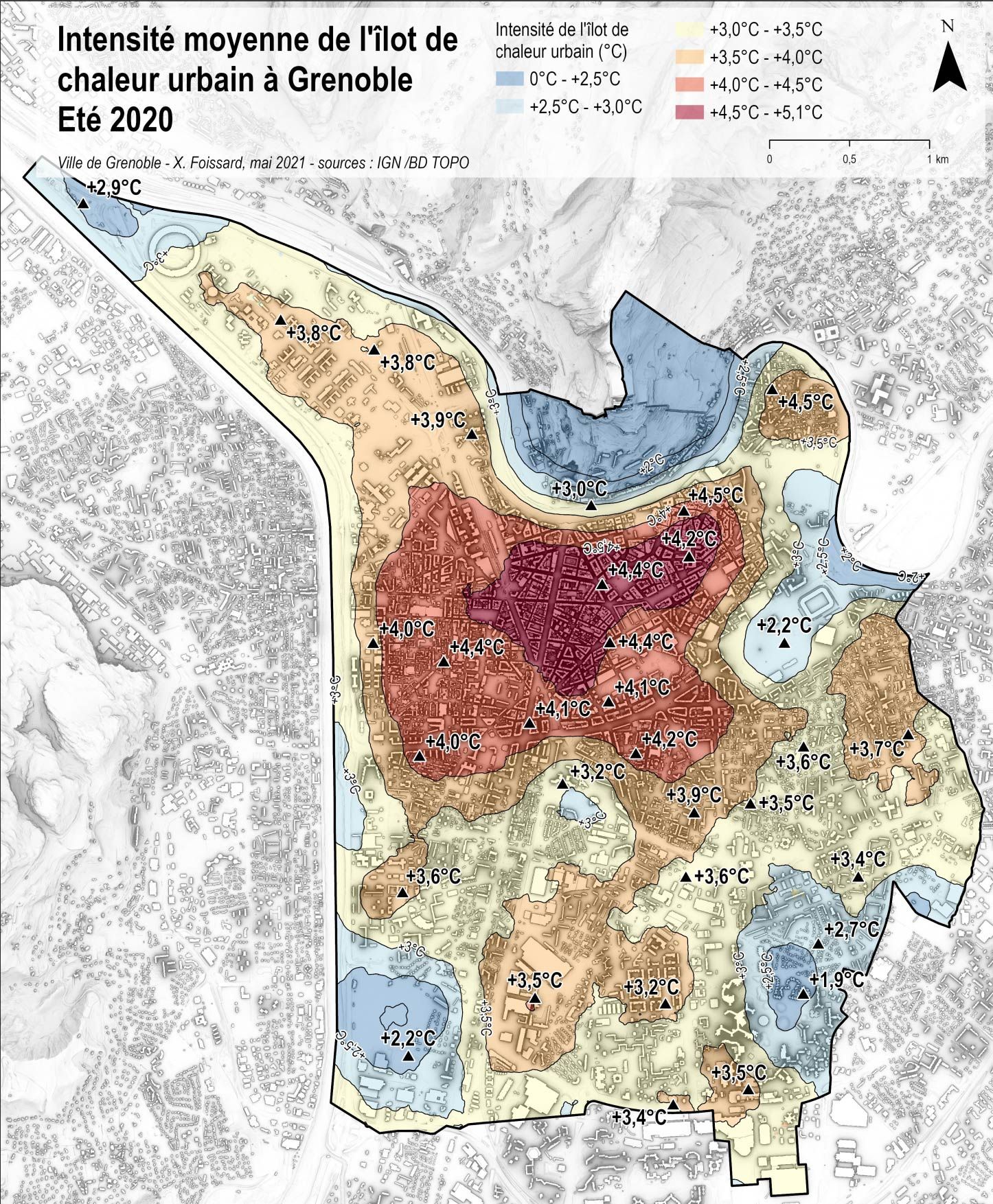 Plus fraîche ma ville soutient les diagnostics de surchauffe urbaine
