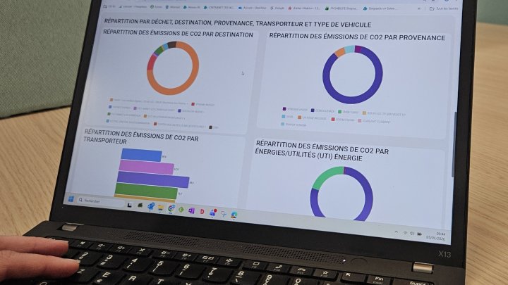 Outil de traçabilité des flux de matériaux et de déchets. Évaluation de l’empreinte carbone des chantiers du CD92